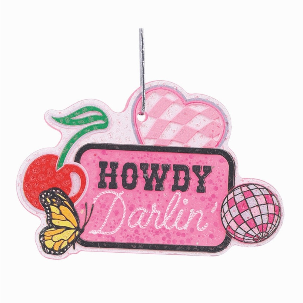 simply southern car air freshener freshiez howdy darling cherry blossom